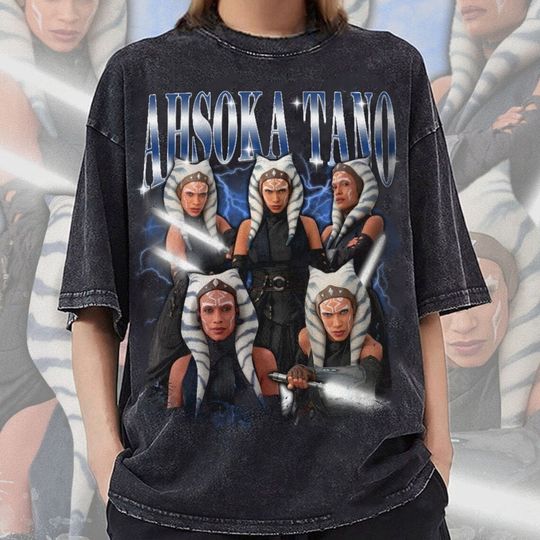 Ahsoka Tano Comfort Color Shirt, Ahsoka Tano TShirt, Ahsoka Tano Shirt, Clone Wars Shirt Classic Ahsoka Tano Twin Sabers Vintage Shirts