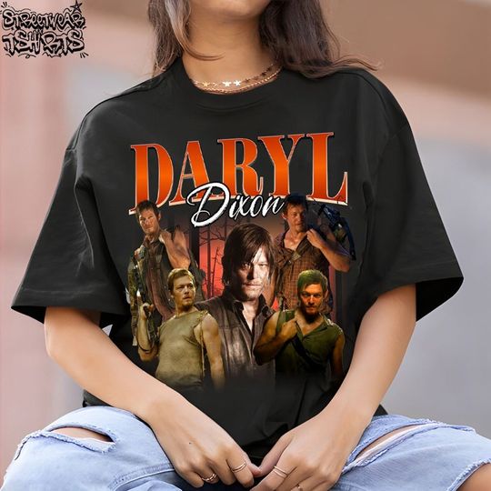 Limited Daryl Dixon Shirt The Walking D Vintage T-Shirt, Daryl Dixon Shirt, Rick Grimes Shirt, Daryl Dixon Tee, Norman Reedus Shirt