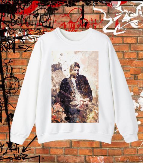 Discover Vintage Kurt Cobain T-Shirt | Unisex Shirt | Long Sleeve Sweatshirt | Men And Women