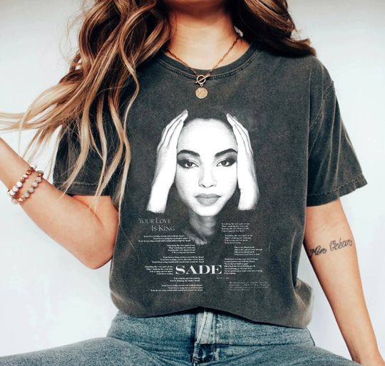 Sade Adu Tshirt, Sade Adu Music Tour 2024 T-Shirt, Adu Sade Love deluxe music 2024, SADE Merch Shirt, Sade Pop Music Tee, Sade Gift
