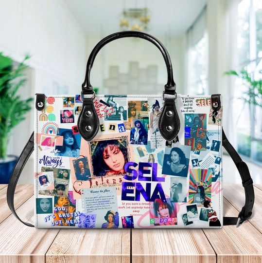 Selena Quintanilla handbag ,Collection Leather Bag Women Leather Hand Bag, Personalized Handbag, Women Leather Bag, Music Trending Handbag