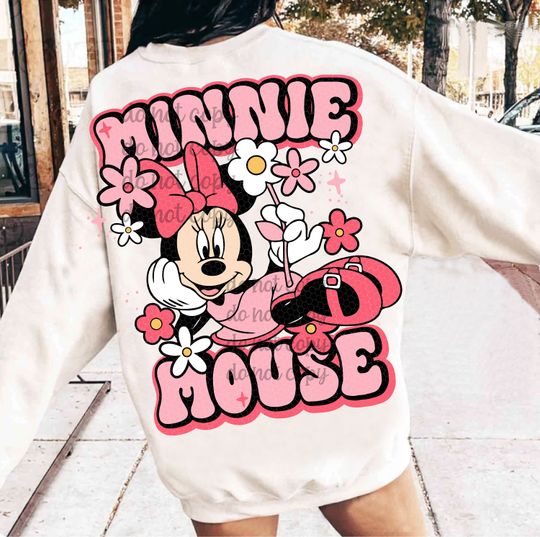Disney Minnie Mouse Sweatshirt, Mouse Valentines Sweatshirt