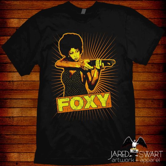 70s style T-shirt Pam Grier Foxy Brown Coffy | Cotton Short Sleeve Tee | Summer Casual Shirt | Vintage Shirt