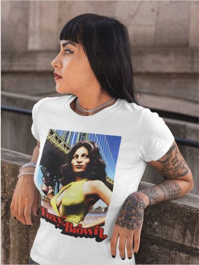 Foxy Brown Pam Grier Blaxploitation 1974 Movie T-Shirt | Cotton Short Sleeve Tee | Summer Casual Shirt | Vintage Shirt