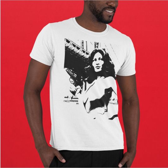 Foxy Brown Pam Grier Blaxploitation 1974 Movie T-Shirt | Cotton Short Sleeve Tee | Summer Casual Shirt | Vintage Shirt