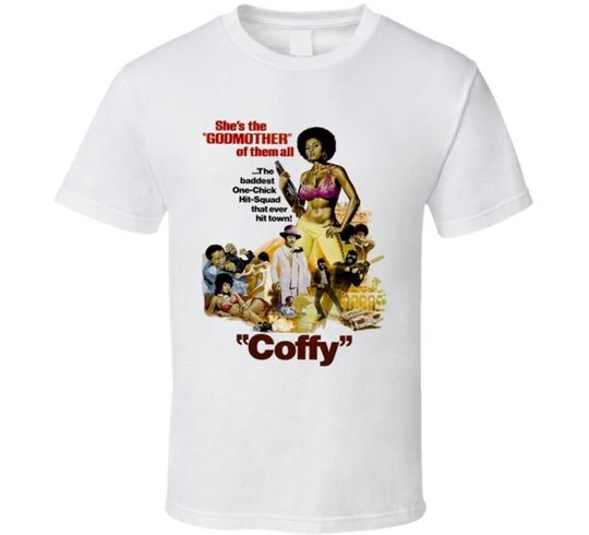 Coffy Pam Grier Foxy Brown T-Shirt | Cotton Short Sleeve Tee | Summer Casual Shirt | Vintage Shirt