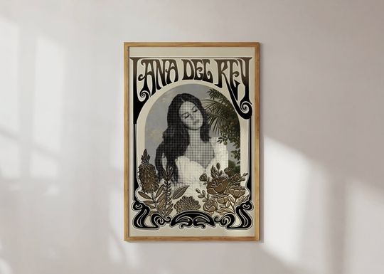 Lana Del Rey Poster, Digital Download, Lana Del Rey Wall Art, Lana Del Rey, Lana Del Rey Poster Print, Printable Art