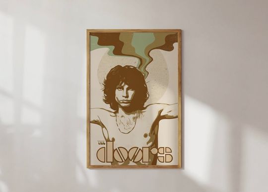 The Doors Poster,Digital Download, Jim Morrison Wall Art, The Doors Art, The Doors Print, Jim Morrison Poster, Jim Morrison