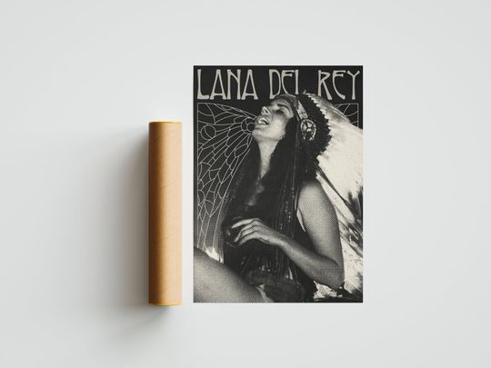 Lana Del Rey Poster,  High Quality Poster Print, Lana Del Rey Wall Art, Lana Del Rey, Lana Del Rey Poster Print, Lana Del Rey Merch