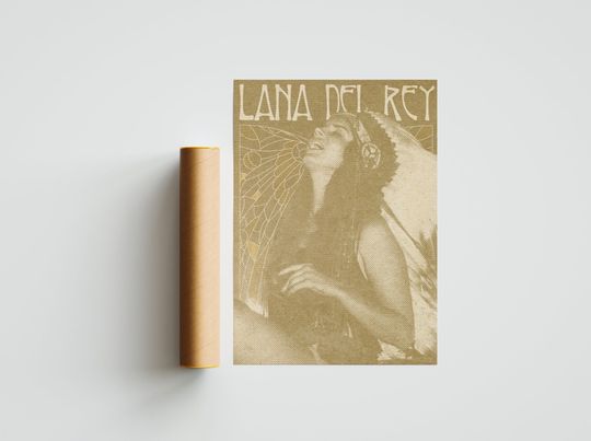 Lana Del Rey Poster,  High Quality Poster Print, Lana Del Rey Wall Art, Lana Del Rey, Lana Del Rey Poster Print, Lana Del Rey Merch