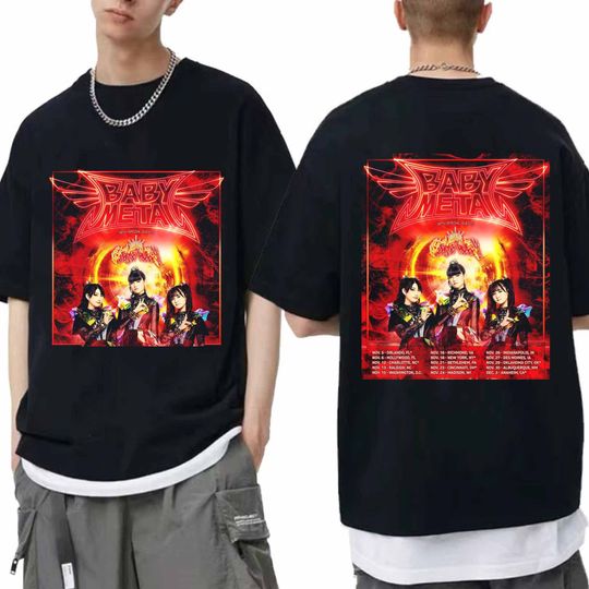 Babymetal 2024 Fall Tour Shirt, Babymetal Band Fan Shirt, Babymetal 2024 Concert Shirt, Babymetal Fan Gift, Music Tour 2024 Shirt