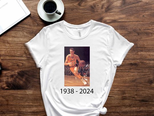 Jerry West Shirt, Jerry West, Mr Logo NBA Shirt, NBA Legend, NBA Logo, Remembrance Shirt, Legend Shirt, Basketball Shirt, Lakers Shirt