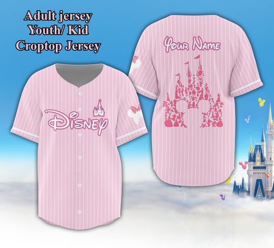 Custom Ddisneyland Baseball Jersey Ddisney Family Vacation Trip Matching Shirt Personalized Ddisney Baseball Game Day Jersey For Disneyy Fan