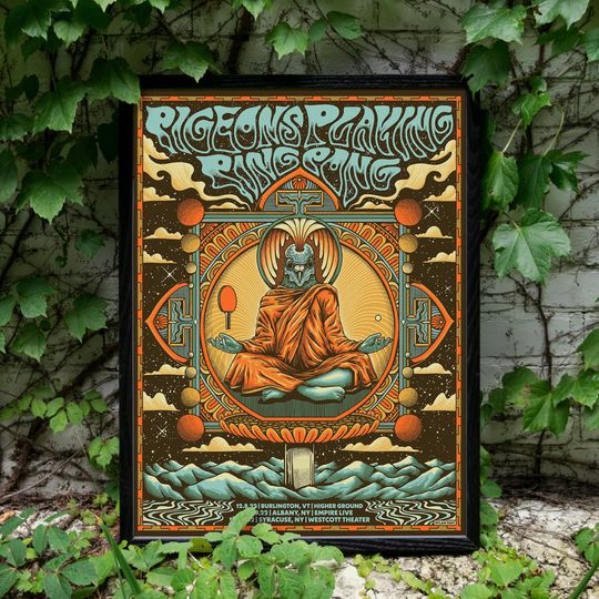 Pigeons Playing Ping Pong - Northeast Run| Mid Century Modern | Minimalist | Movie Art | Movie Poster