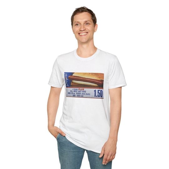 Costco Hot-Dog Combo T-Shirt Heavy Cotton Tee, Trending Fashion For Men Women, Cotton Tee Shirt
