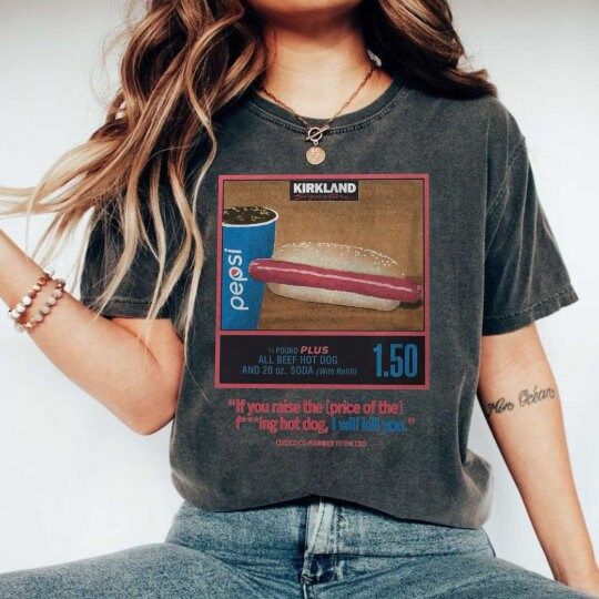 Costco Hot Dog Shirt, Tiktok Viral, 1.50 Costco Hot Dog, Costco Hot Dog T Shirt, 1.50 Hotdog Shirt, Hot Dog Lover Gift, Hot Dog
