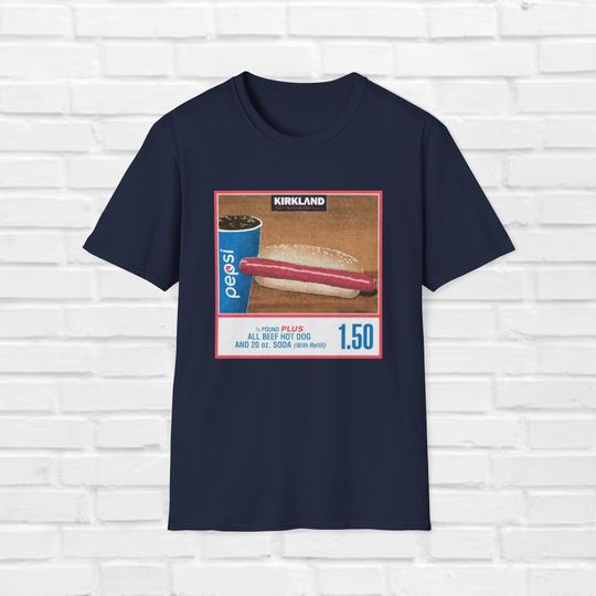 NO TEXT - Hot Dog Shirt, Tiktok Viral, 1.50 Costco Hot Dog, Costco Hot Dog T Shirt, 1.50 Hotdog Shirt, Hot Dog Lover Gift