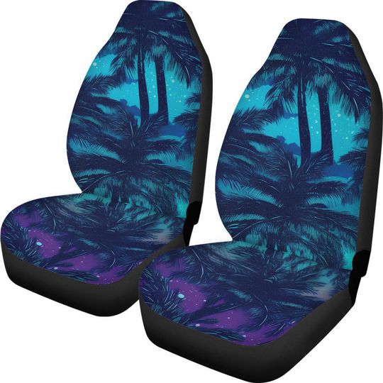 Aesthetic car seat covers, miami vice tropical feel seat covers