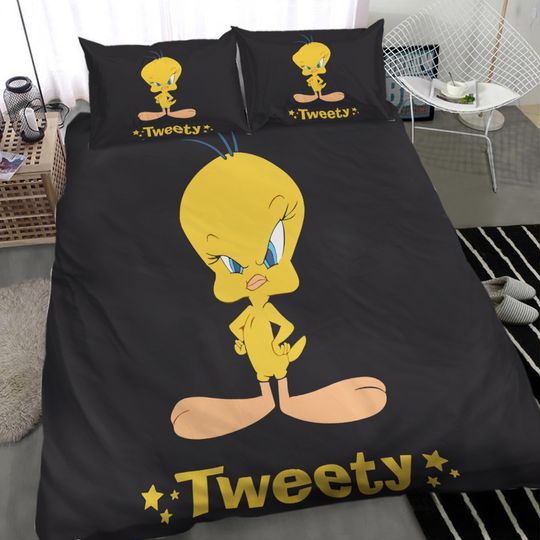 SUCREVEN Tweety Bird Film Bedding Sets Microfibre