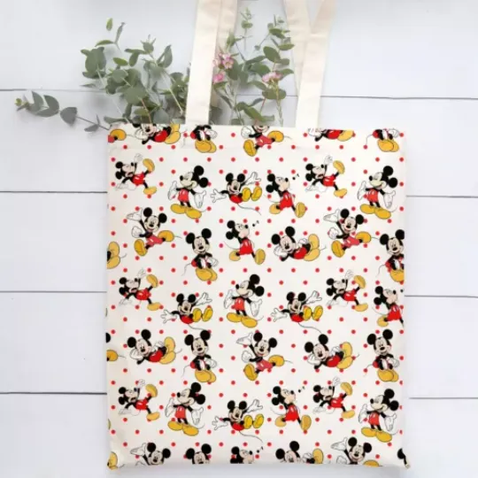 Mickey Mouse Tote Bag, Mickey Mouse Hand Bag, Mickey Mouse Lovers Gift Bag
