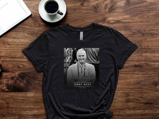 Jerry West Men's T-Shirt, Sport Lover Gift, Trending Fashion, Cotton For Men, Casual Top Tee