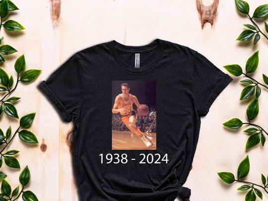 Jerry West Men's T-Shirt, Sport Lover Gift, Trending Fashion, Cotton For Men, Casual Top Tee