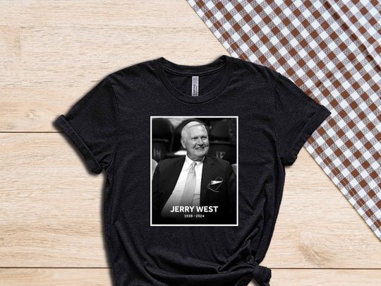 Jerry West Men's T-Shirt, Sport Lover Gift, Trending Fashion, Cotton For Men, Casual Top Tee