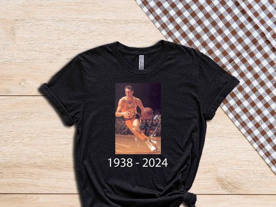 RIP Jerry West Men's T-Shirt, Sport Lover Gift, Trending Fashion, Cotton For Men, Casual Top Tee