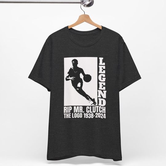 Jerry West Men's T-Shirt, Sport Lover Gift, Trending Fashion, Cotton For Men, Casual Top Tee