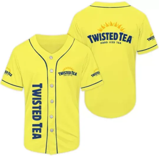Twisted Tea Beer Baseball Jersey Shirt, Twisted Tea Beer Lover Button Down Shirt