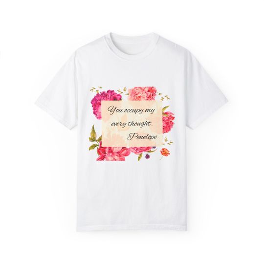 You occupy my every thought.  Penelope Unisex  T-shirt Unisex graphic short sleeves T-shirt, trending Bridgerton shirt