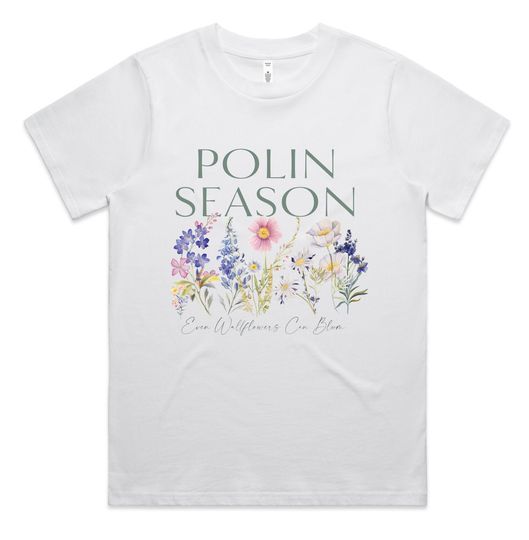 Discover Polin Season Brigerton CottageCore Drop Shoulder T-Shirt Unisex graphic short sleeves T-shirt, trending Bridgerton shirt