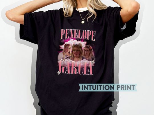 Penelope Garcia Babygirl Vintage T-Shirt Design, Criminal Minds Fan Gift, Kirsten Vangsness Unisex graphic short sleeves T-shirt
