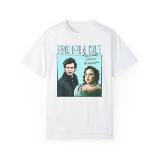 Bridegerton - Colin and Penelope Style T-shirt Unisex graphic short sleeves t-shirt, trending Bridgerton shirt