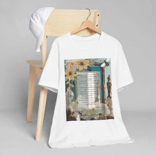 Colin Bridgerton's Love Confession Limited Edition Unisex Jersey T-Shirt - Bridgerton Inspired Unisex graphic short sleeves t-shirt