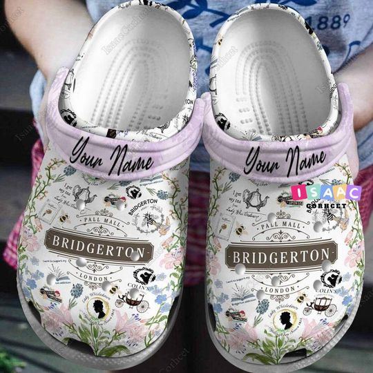 Custom Bridgerton Sandals, Bridgerton Pall Mall London Comfortable Summer Clogs, Trending Street Styles