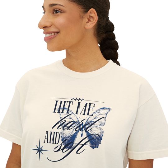 Billie Eilish Hit Me Hard And Soft Shirt, Casual Short Sleeve Tee, Trending Street Fashion