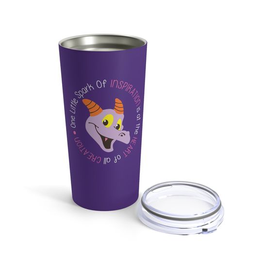 Figment One Little Spark of Inspiration Disney Copper Vacuum Insulated Tumbler