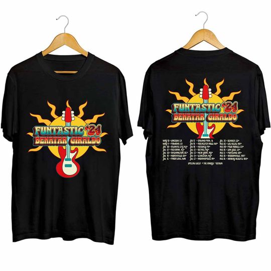 Pat Benatar & Neil Giraldo - Funtastic 2024 Shirt, Pat Benatar 2024 Concert Shirt Tee Shirt Fashion Tee for Men, Women, Kids
