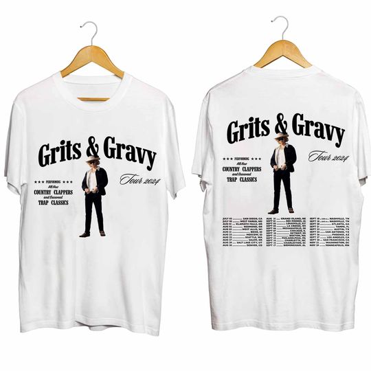 Yung Gravy The Grits & Gravy Tour 2024 Shirt, Casual Cotton Tee, Trending Street Fashion