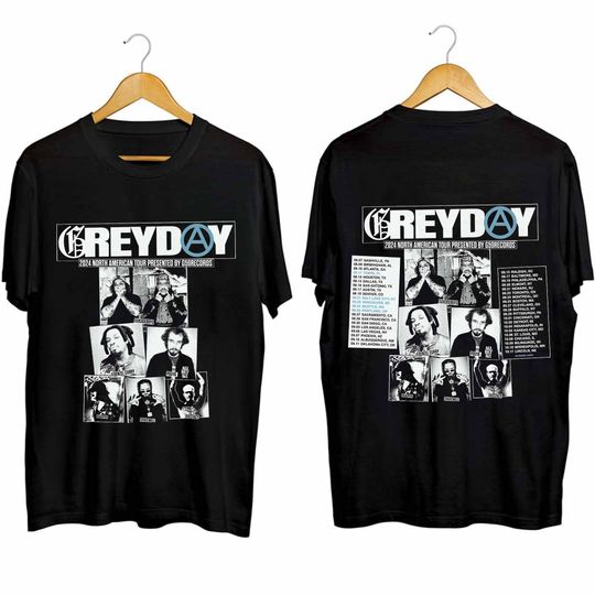 SUICIDEBOYS - Grey Day 2024 Tour Shirt, Suicideboys Band Fan Shirt, Gift for Fan, Comfortable Short Sleeve Tee