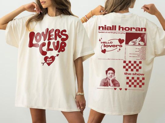 Niall Horan Tshirt, Niall Horan 2 Side cotton tee, Graphic Tshirt for men, women, Unisex, Trending Gifts
