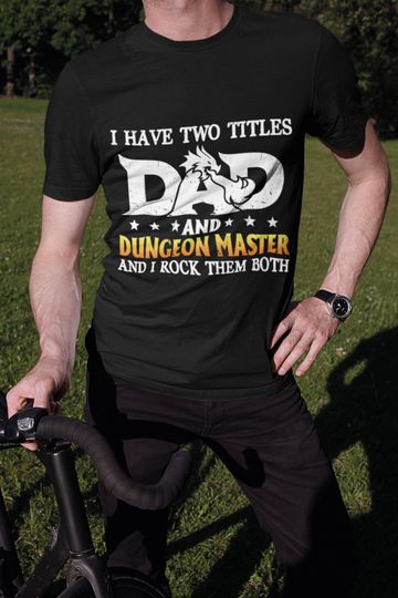 DND Dad Shirt, Dungeon Matter Dad Shirt, Dungeons and Dragons Shirt, DND Gift for Dad, Fathers Day Gift