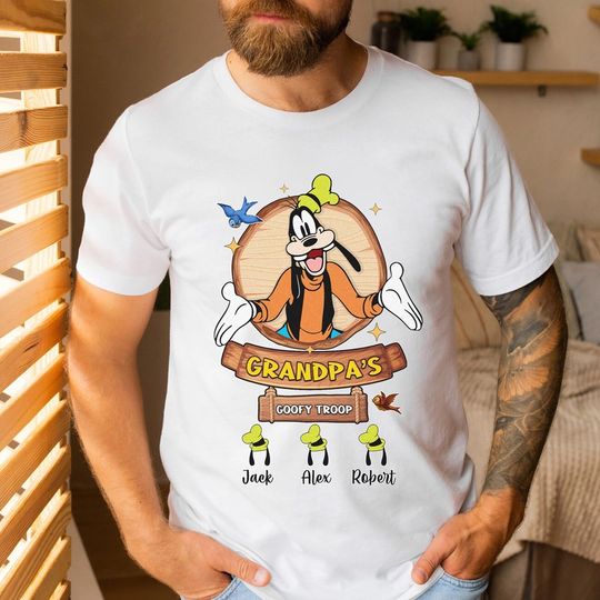 Personalized Disneyland Grandpa's Goof Troop Shirt, Goofy Dad Shirt, Goofy Movie Shirt, Fathers Day Shirt, Dad Life Shirt, Gift For Dad