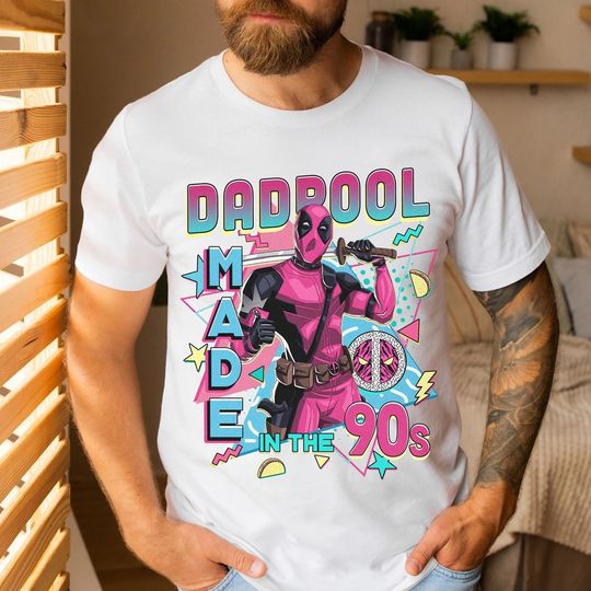Deadpool Made In The 90s Shirt, Deadpool Father Day Shirt, Deadpool Shirt, Wade Wilson Shirt, Vintage Deadpool Shirt, Avengers Superhero Tee