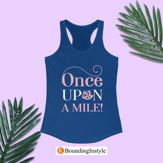 Sleeping Beauty Running Tank Tops, Once Upon a Mile, Princess Aurora Disney Tank Top, rundisney Costume, Summer Cotton Sleeveless Clothing, Merch for Fans, Gift Ideas