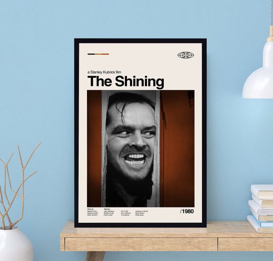The Shining Poster, The Shining Print, Stanley Kubrick, Retro Poster, Minimalist Art, Vintage Poster, Midcentury Art, Movie Print, Wall Art