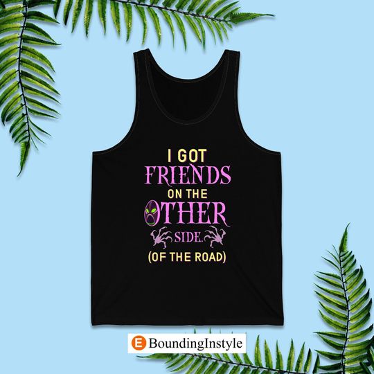 The Princess and the Frog Running Tank Tops, I Got Friends On The Other Side, Dr. Facilier Run Disney Tank Top, rundisney Costume, Summer Cotton Sleeveless Clothing, Merch for Fans, Gift Ideas