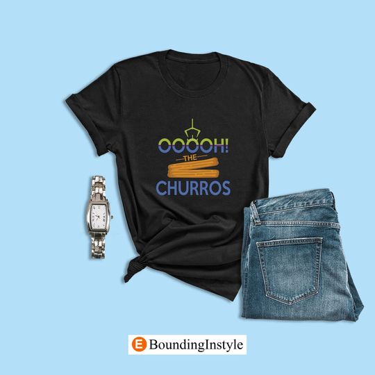 Toy Story OOOOH! The Churros Disney Shirt, Villains Food and Wine Disney Shirt, Disney Clothing, Summer Casual Cotton Couple Matching Shirt, Short Sleeve Shirt for Men, Women and Kids