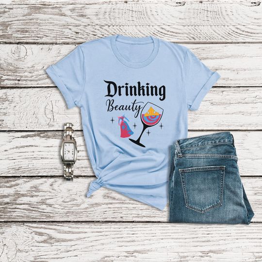 Sleeping Beauty Shirt, Drinking Beauty, Disney Princess Aurora Shirt